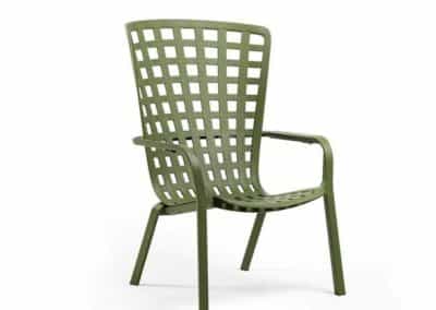 Chaise verte de la marque Nardi