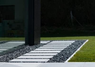 Aménagement d'un jardin - Sentier en pierre