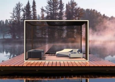 Aménagement d'une pergola - Aluvision
