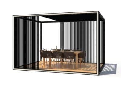 Pergola Aluvision noire