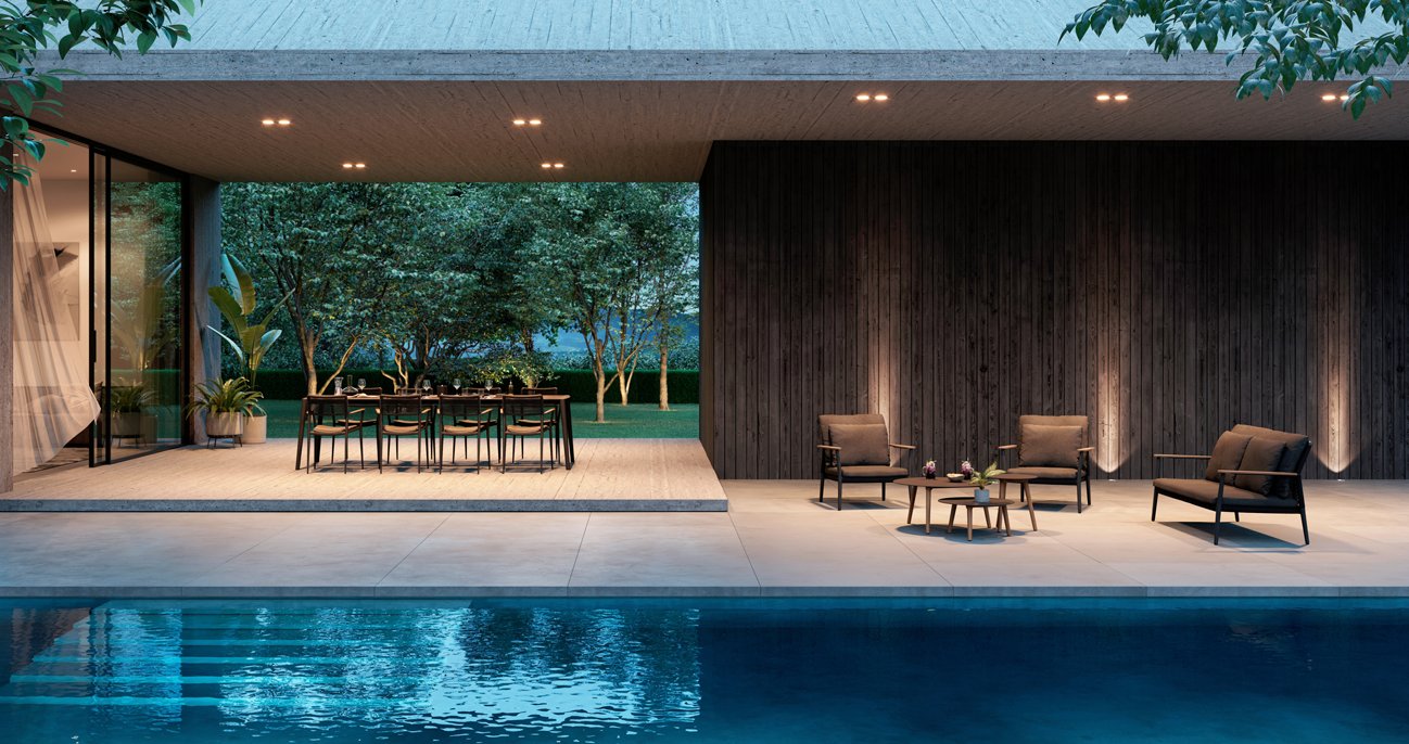 Mobilier Jardin - terrasse au Luxembourg - Diphano