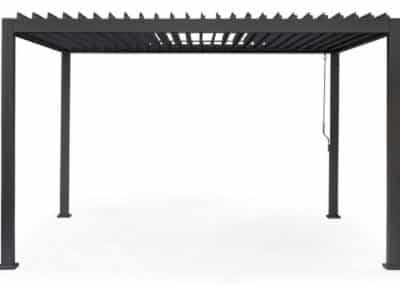 Pergola noire de la marque Bizzotto