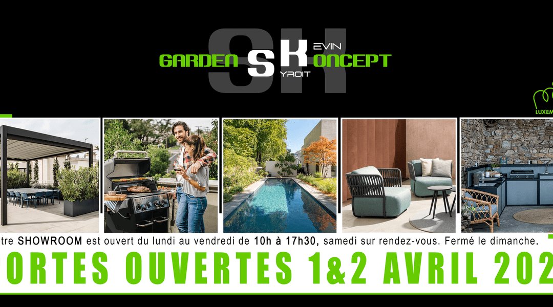 Portes ouvertes le 01 & 02 avril 2023 avec GardenSKoncept
