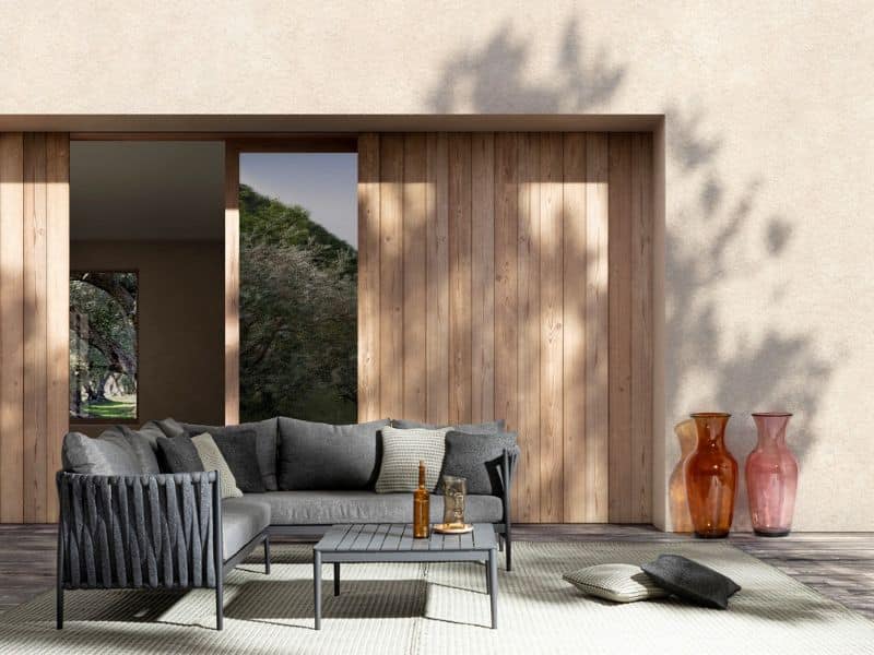 Mobilier de jardin - Canapé, table