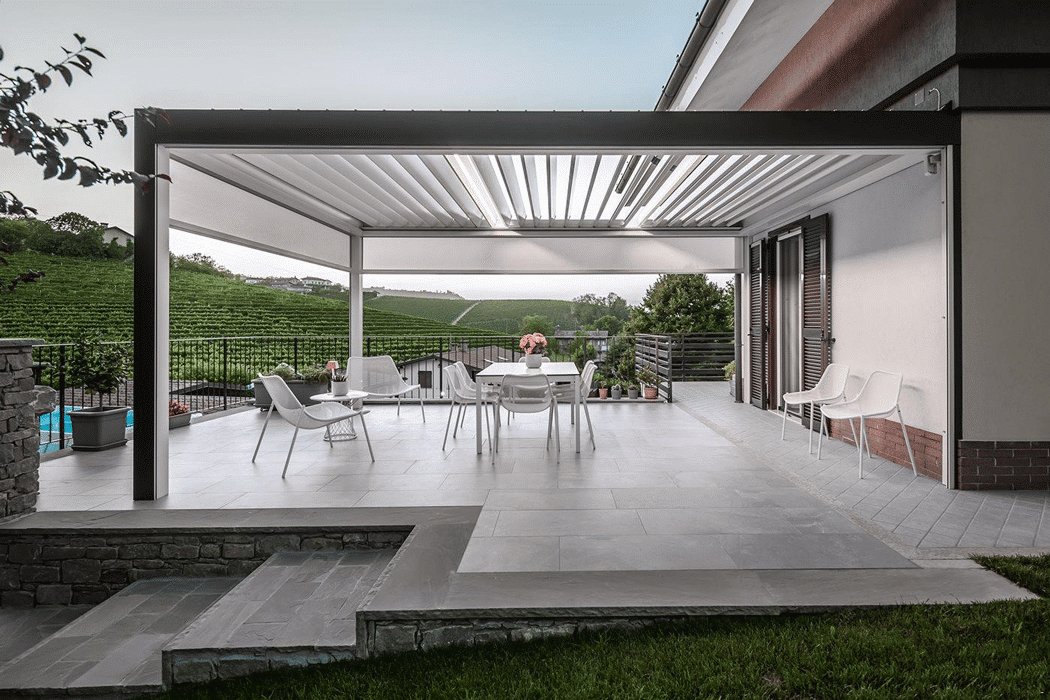 Pergola bioclimatique - Jardin