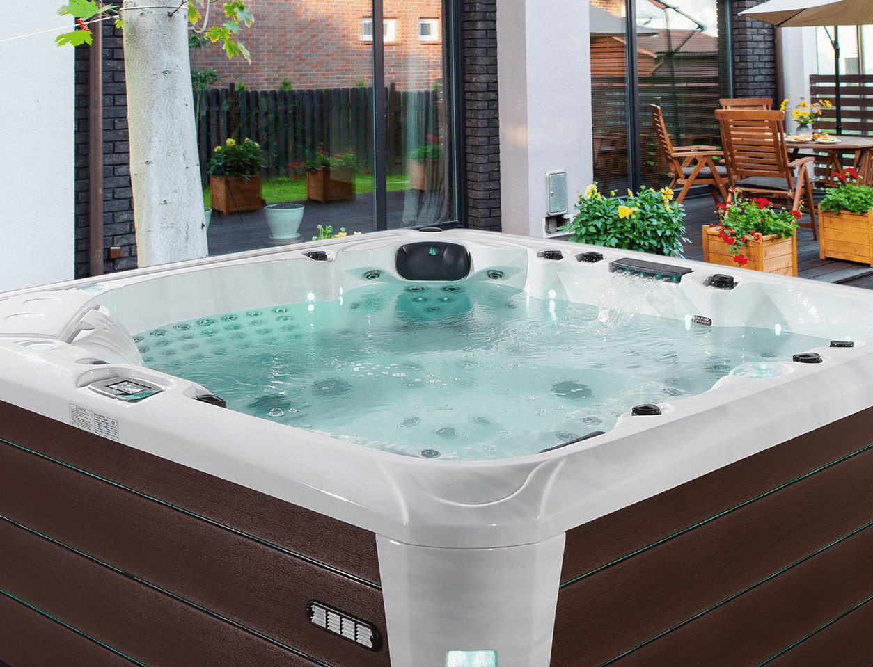 Spa - 7 places - Rhodé - Gardenskoncept