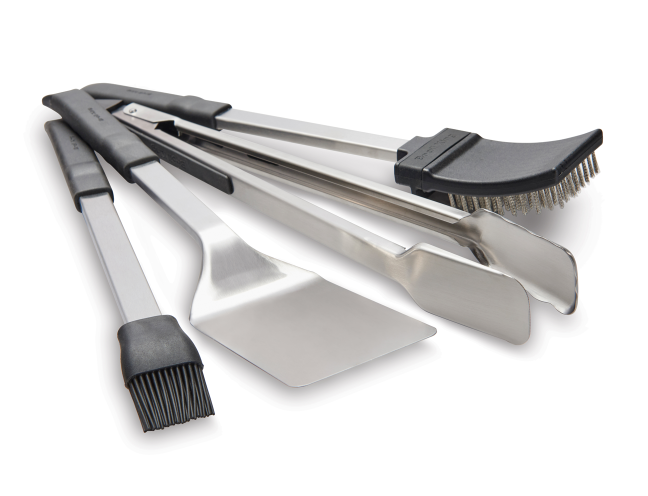 Baron set ustensiles 4pcs inox - Broil King - Gardenskoncept