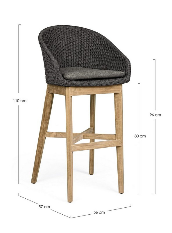 tabouret bar - Coachella - Bizzotto - Gardenskoncept