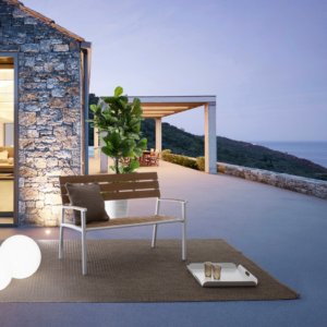 Banc extérieur - 3 places - Bizotto - Gardenskoncept