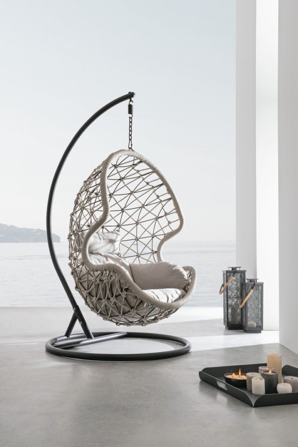 Fauteuil-suspendu---KELLY - Bizzotto - mobilier extérieur