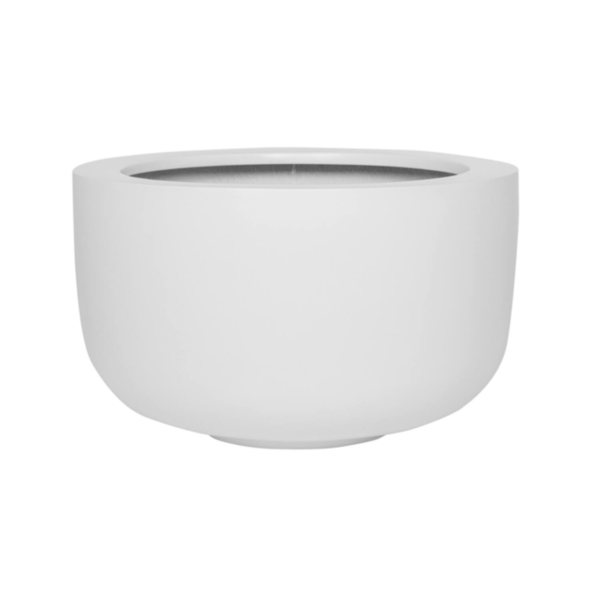 Sunny-L-Matte-White- Poterie au Luxembourg