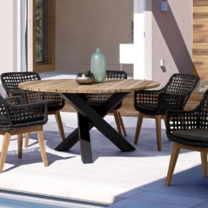 Table-Brandon-noir---Bizzotto-Gardenskoncept
