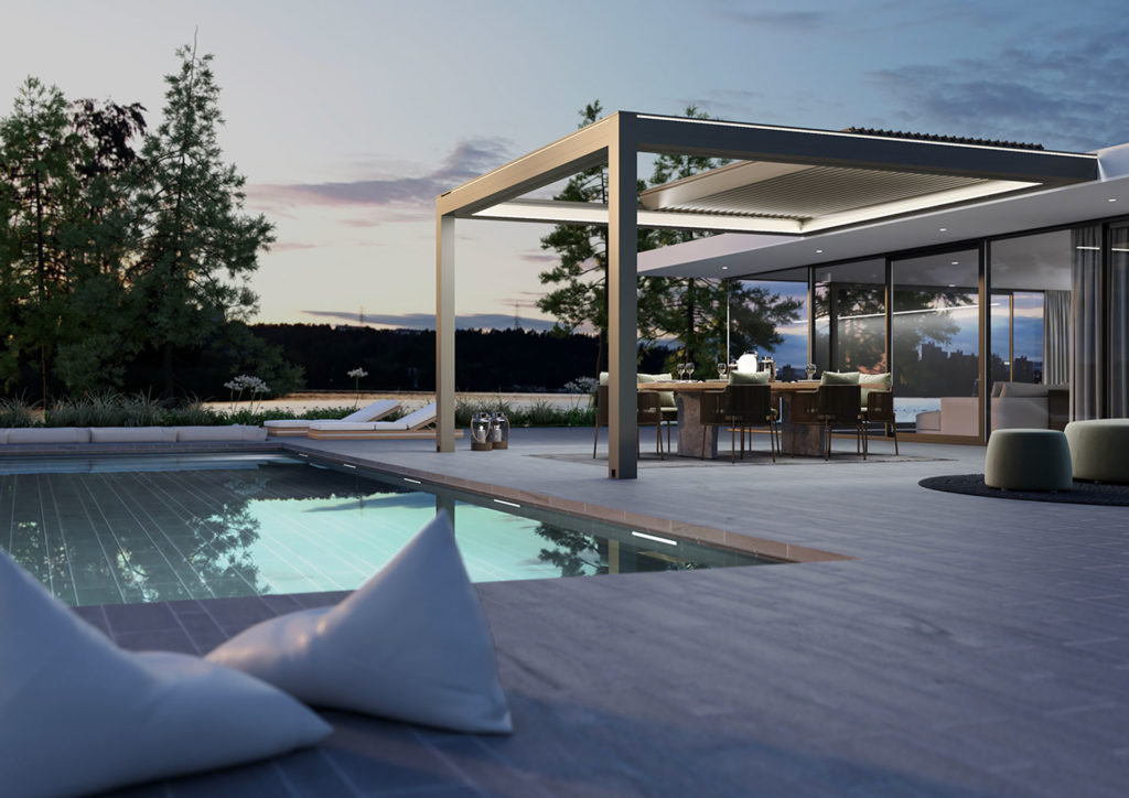 Pergola - KE -SKYLIFE - rétractable au Luxembourg