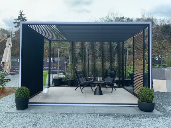 Sundaze-Box-noir- 3x4 - Pergola - Luxembourg