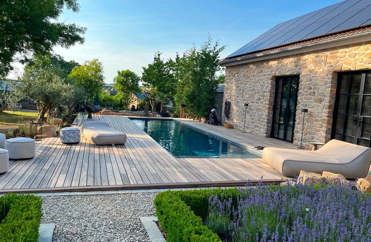 Aménagement de jardin et piscine au Luxembourg – GardenSKoncept